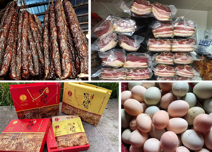 10.11用蒸餾后的酒糟來(lái)養(yǎng)豬和雞，制作成土特產(chǎn)